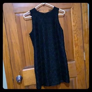 Sleeveless black dress, size M